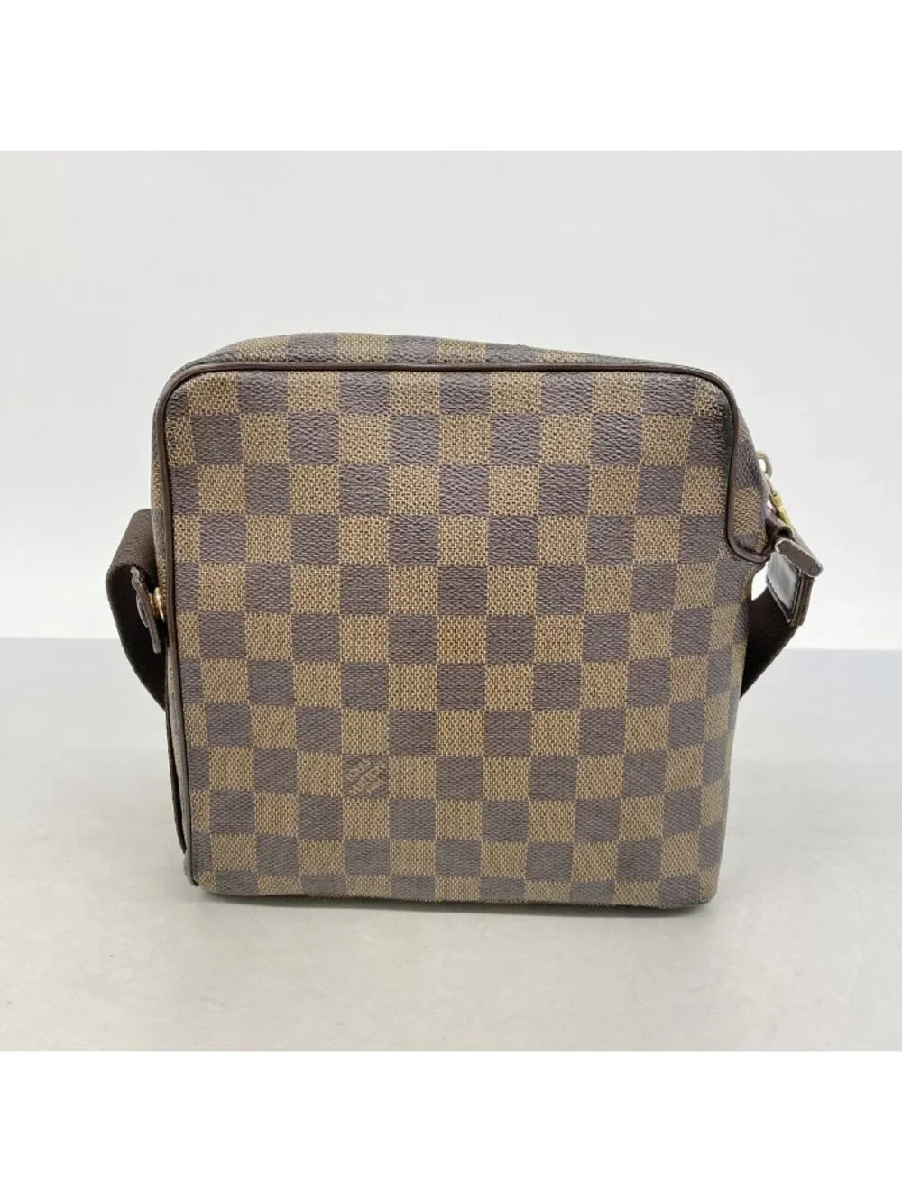 Louis Vuitton Shoulder Bag Damier Olaf PM Ebene